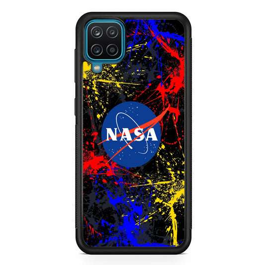 Nasa Splash Paint Abstract Samsung Galaxy A12 Case