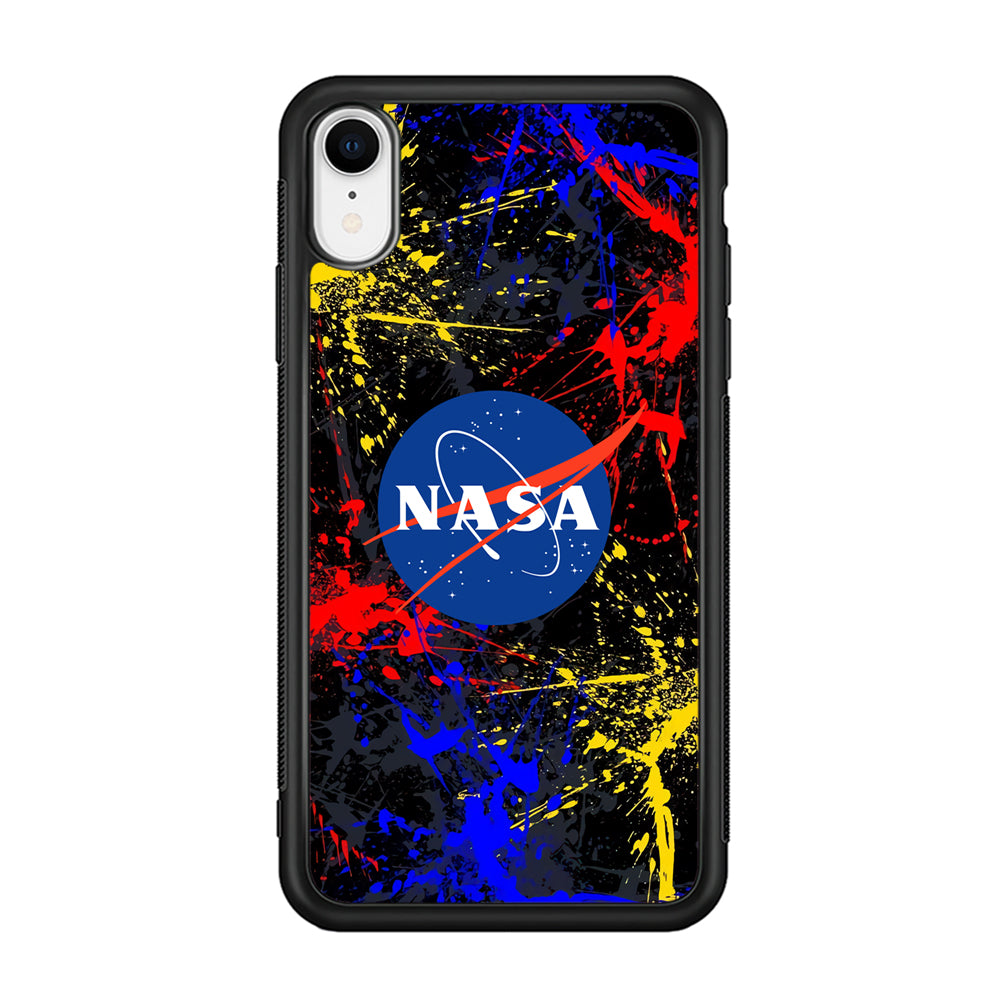 Nasa Splash Paint Abstract iPhone XR Case