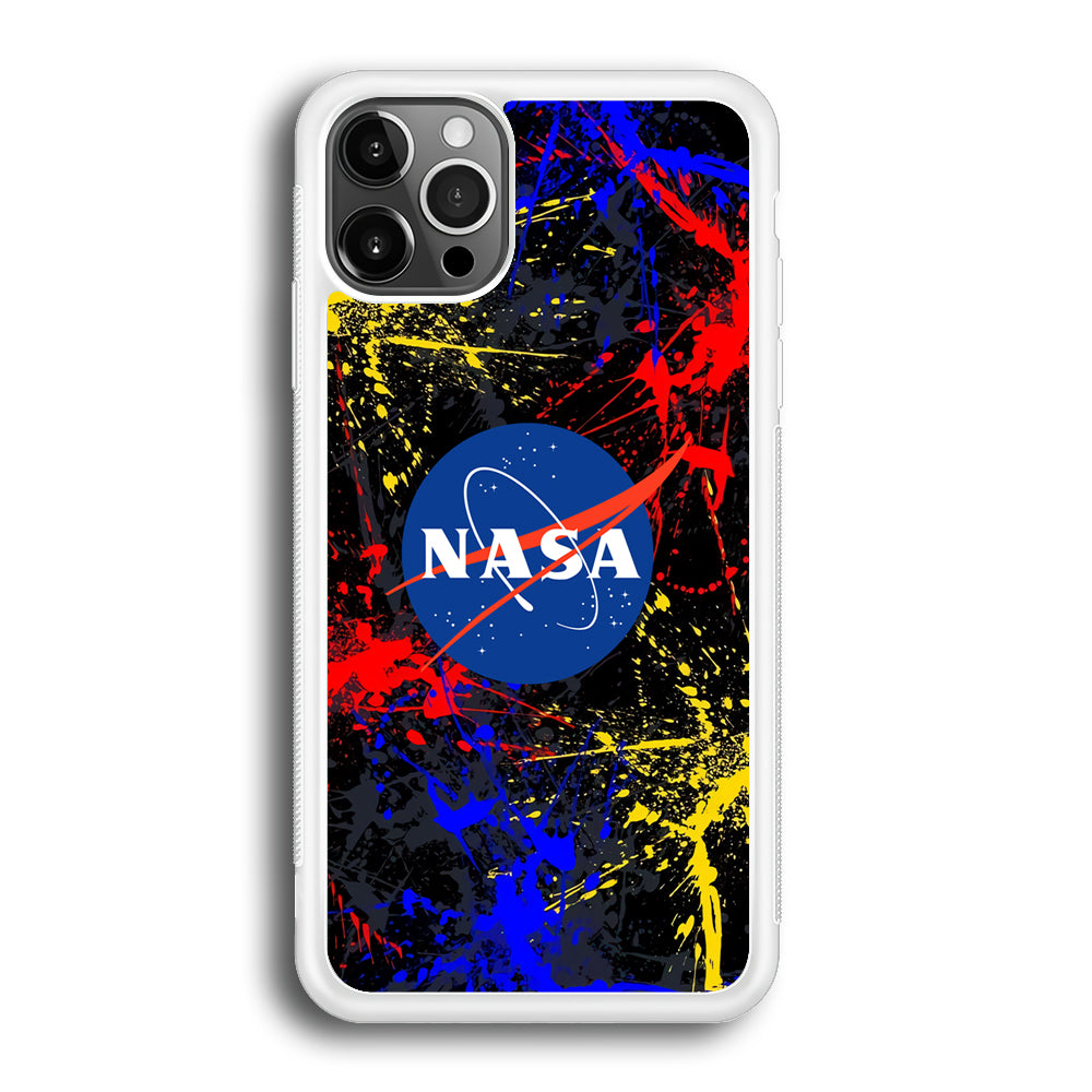 Nasa Splash Paint Abstract iPhone 12 Pro Case