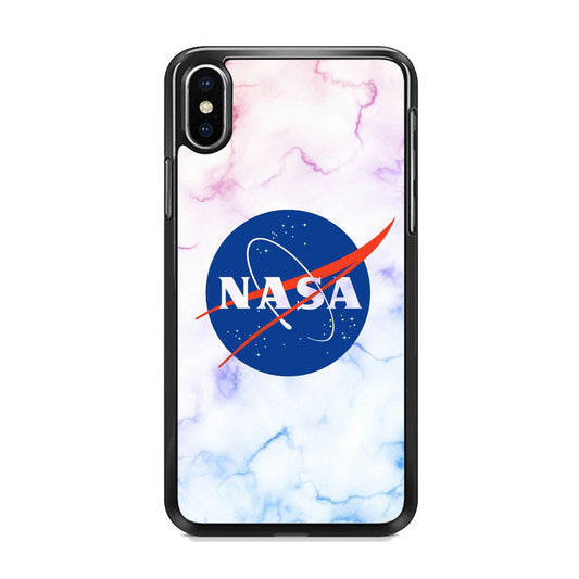 Nasa Logo Marble iPhone Xs Case