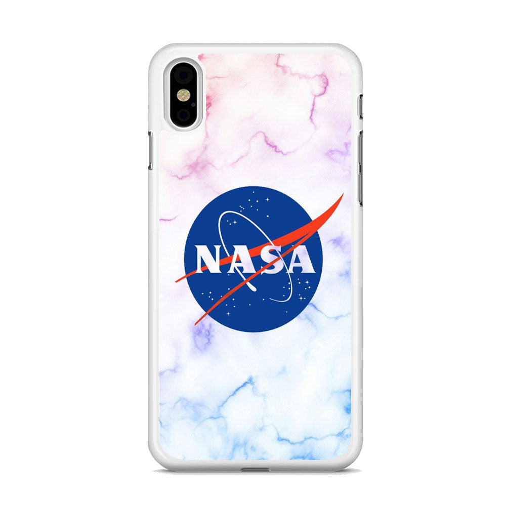 Nasa Logo Marble iPhone Xs Case