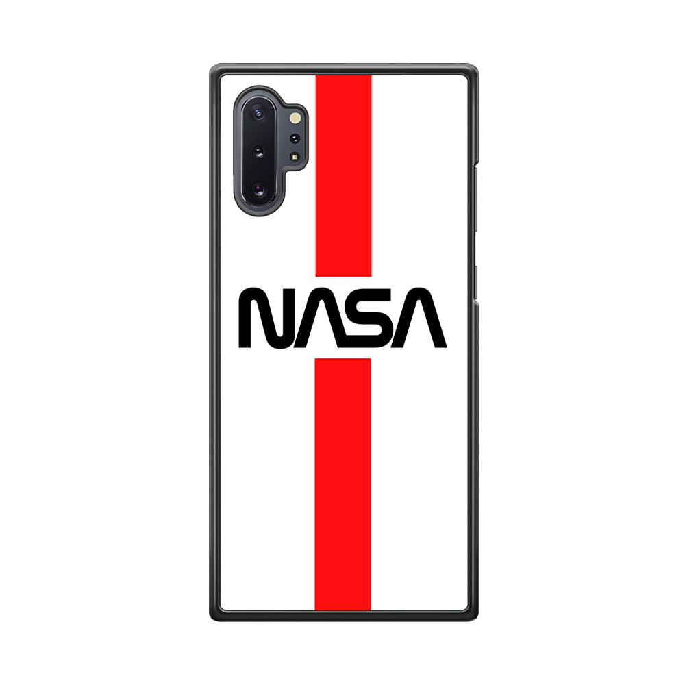 Nasa White Stripe Red Samsung Galaxy Note 10 Plus Case