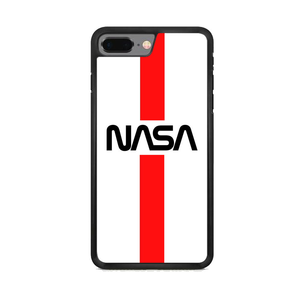 Nasa White Stripe Red iPhone 7 Plus Case