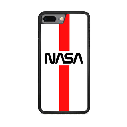 Nasa White Stripe Red iPhone 7 Plus Case