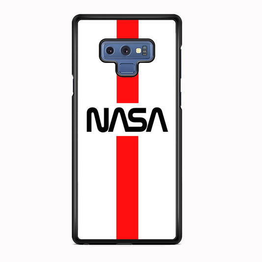 Nasa White Stripe Red Samsung Galaxy Note 9 Case
