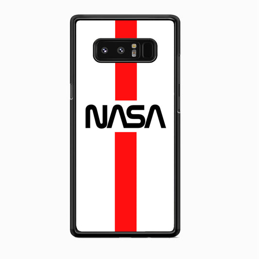 Nasa White Stripe Red Samsung Galaxy Note 8 Case