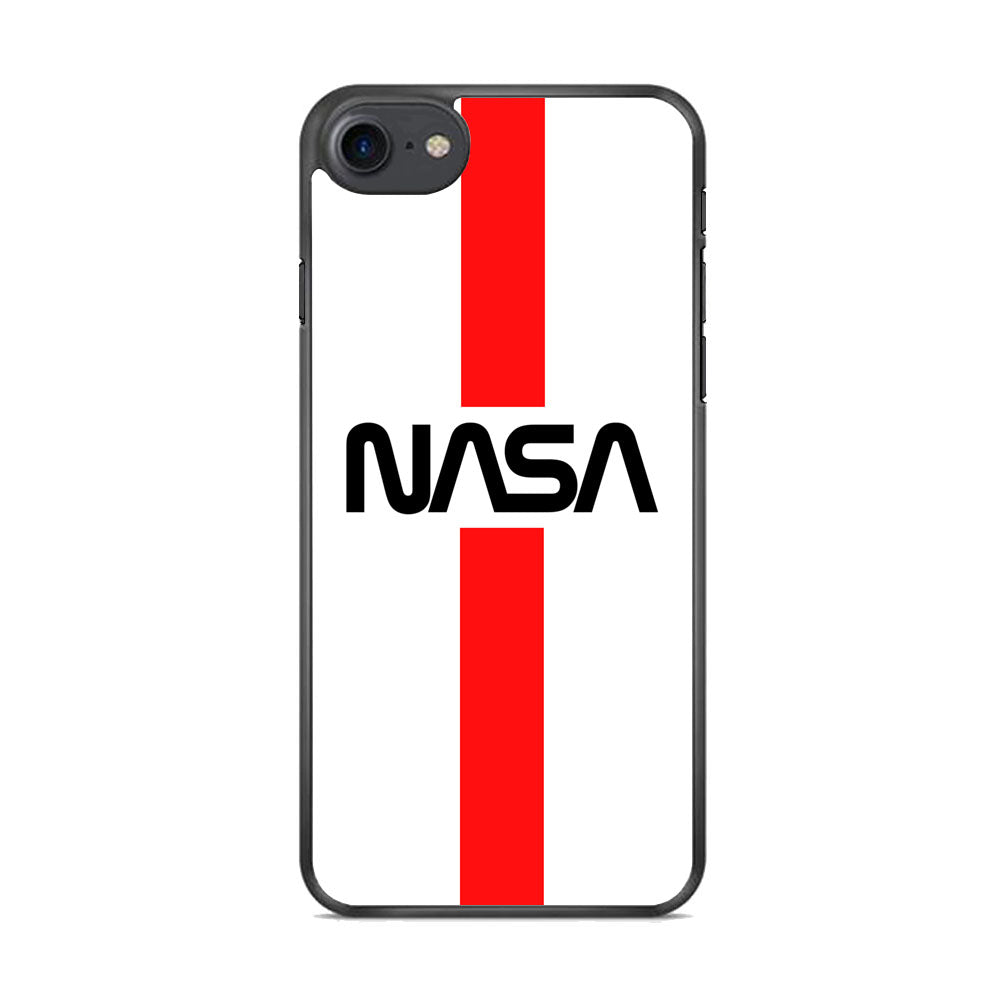 Nasa White Stripe Red iPhone 7 Case