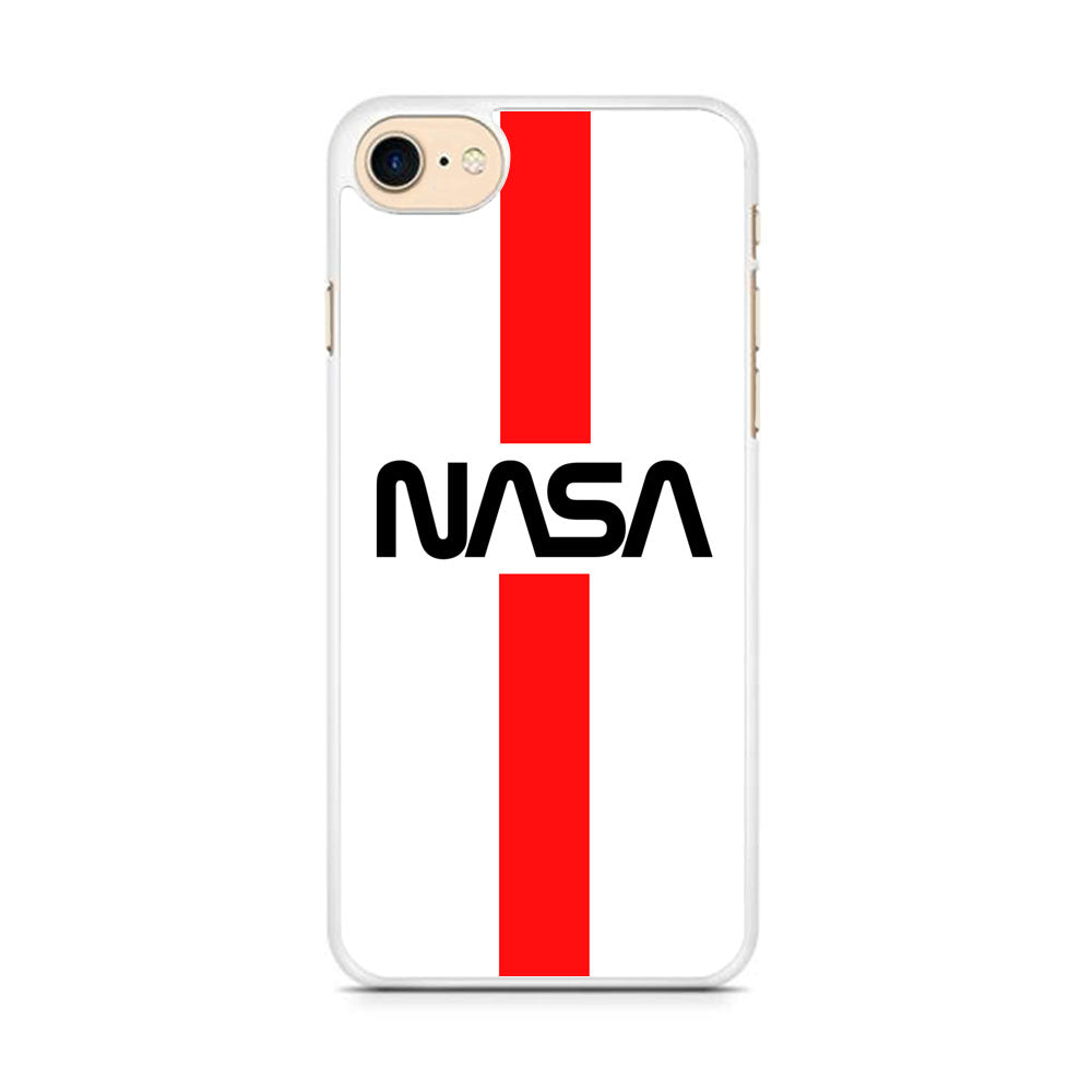 Nasa White Stripe Red iPhone 7 Case