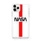 Nasa White Stripe Red iPhone 11 Pro Max Case