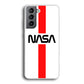 Nasa White Stripe Red Samsung Galaxy S21 Plus Case