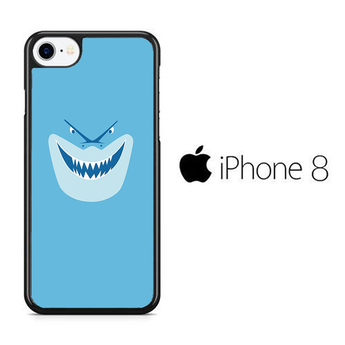 Nemo Bruce Shark Face iPhone 8 Case