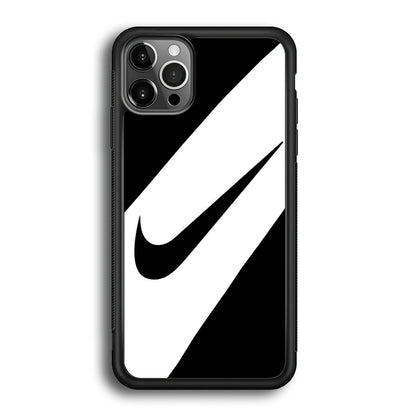 Nike Black Italic Logo iPhone 12 Pro Case