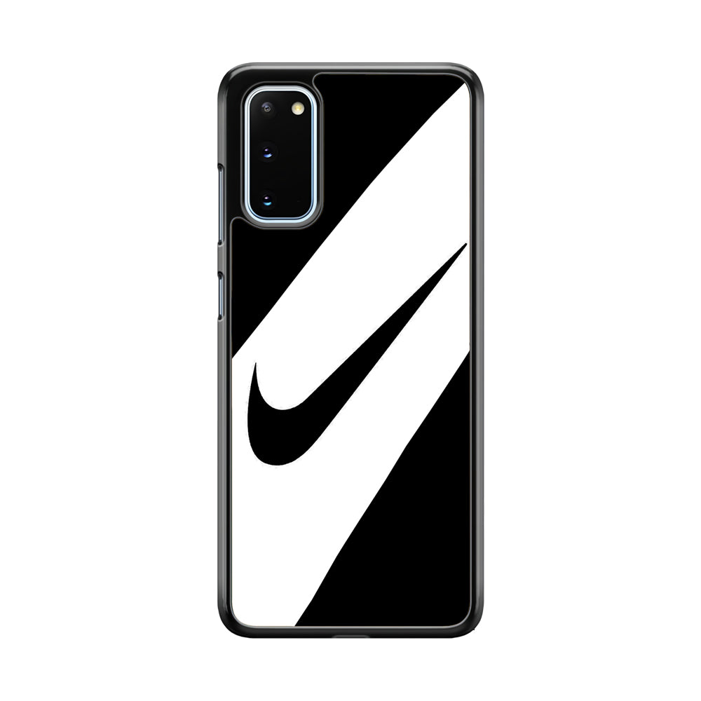 Nike Black Italic Logo Samsung Galaxy S20 Case