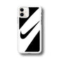 Nike Black Italic Logo iPhone 11 Case