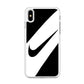 Nike Black Italic Logo iPhone Xs Case