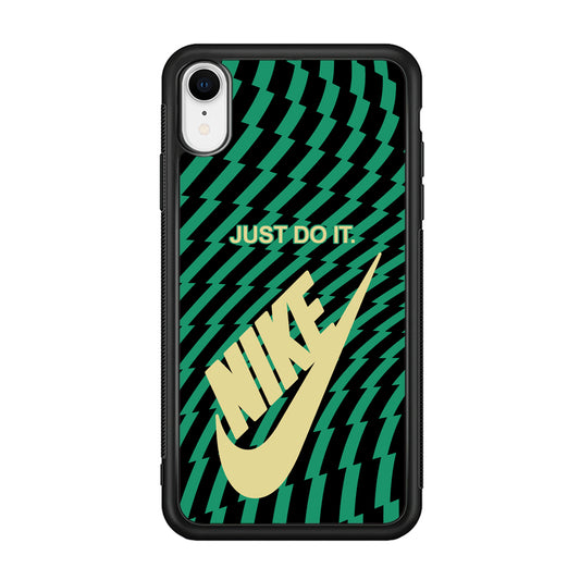 Nike Blaster Colour Green And Black iPhone XR Case