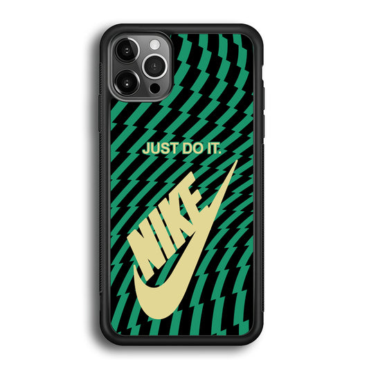 Nike Blaster Colour Green And Black iPhone 12 Pro Case