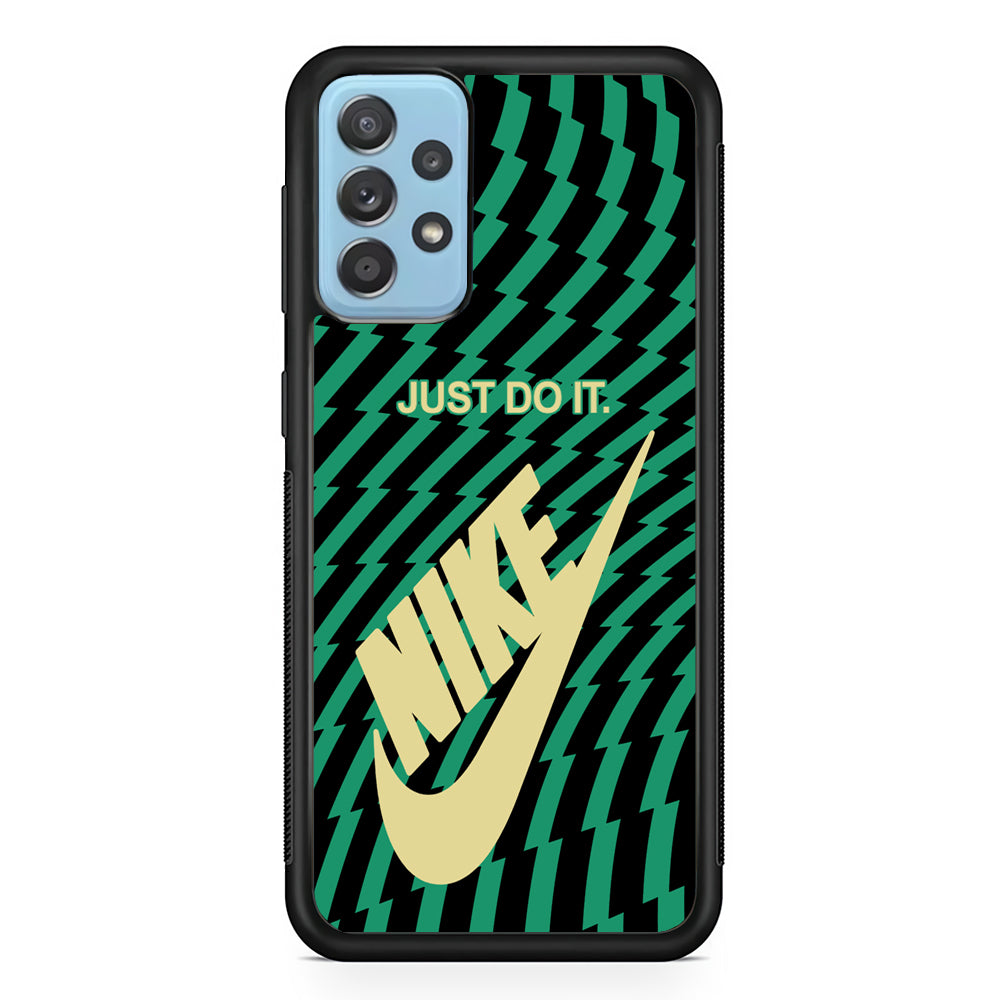 Nike Blaster Colour Green And Black Samsung Galaxy A52 Case