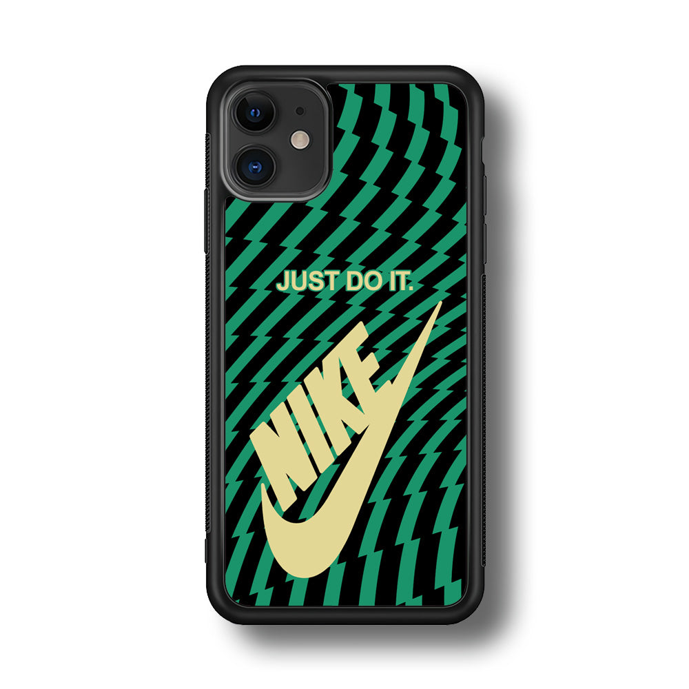 Nike Blaster Colour Green And Black iPhone 11 Case
