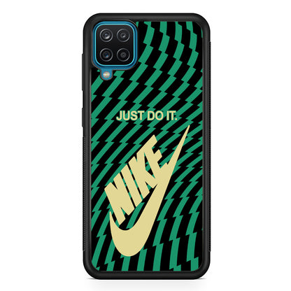 Nike Blaster Colour Green And Black Samsung Galaxy A12 Case