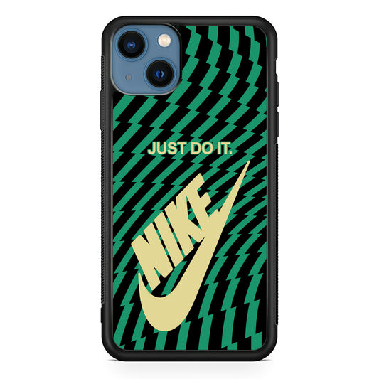 Nike Blaster Colour Green And Black iPhone 13 Case