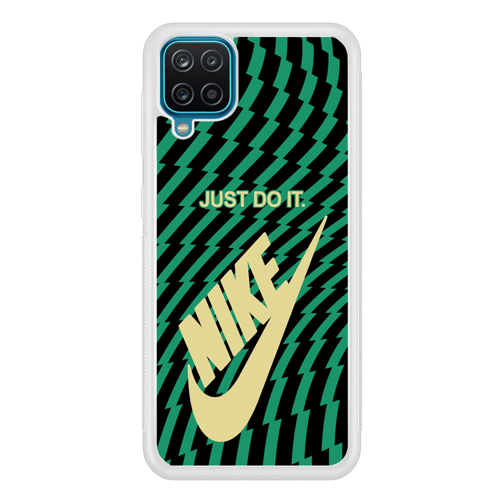 Nike Blaster Colour Green And Black Samsung Galaxy A12 Case