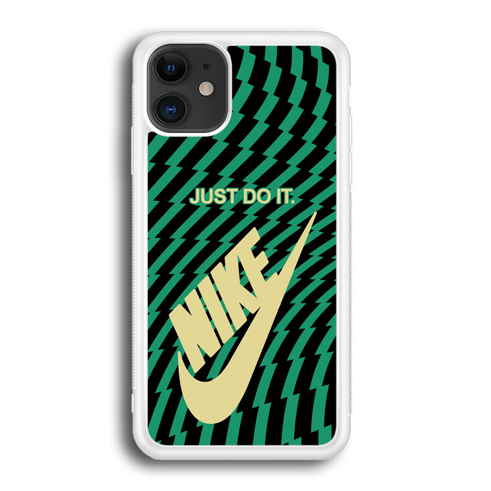 Nike Blaster Colour Green And Black iPhone 12 Case