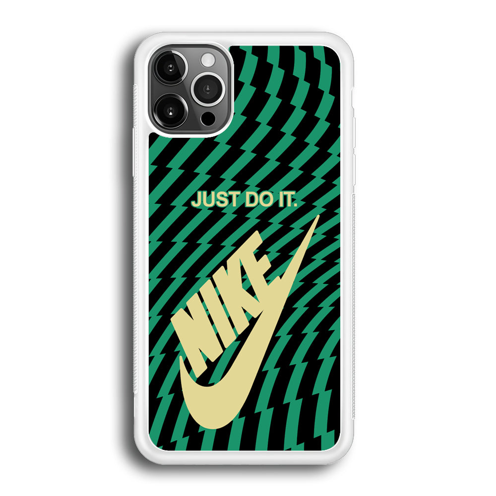 Nike Blaster Colour Green And Black iPhone 12 Pro Case