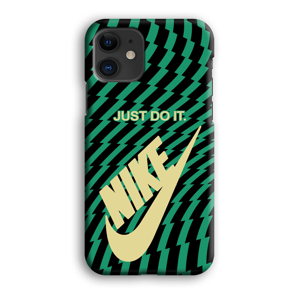 Nike Blaster Colour Green And Black iPhone 12 Case