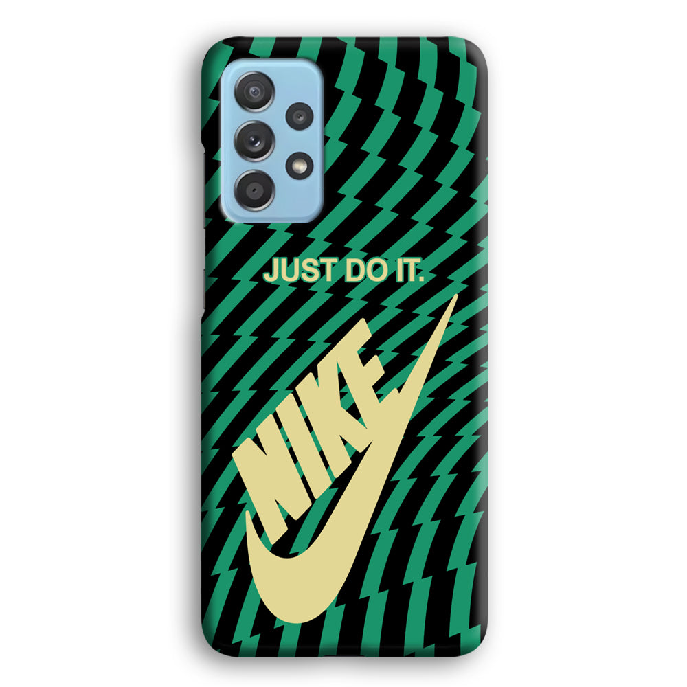 Nike Blaster Colour Green And Black Samsung Galaxy A52 Case