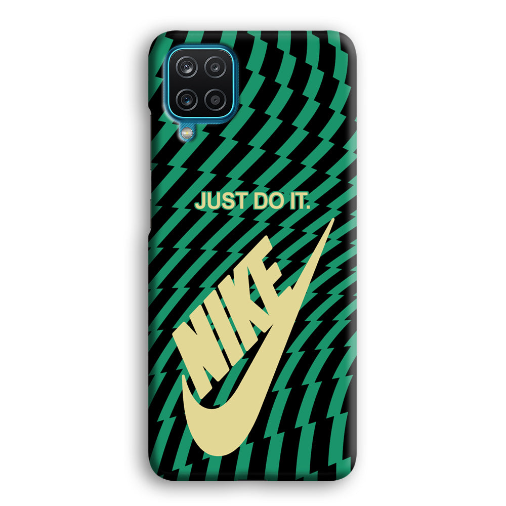 Nike Blaster Colour Green And Black Samsung Galaxy A12 Case