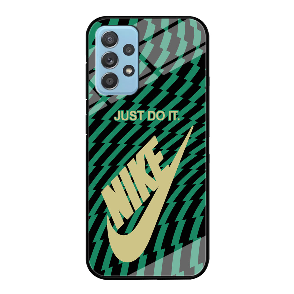 Nike Blaster Colour Green And Black Samsung Galaxy A52 Case