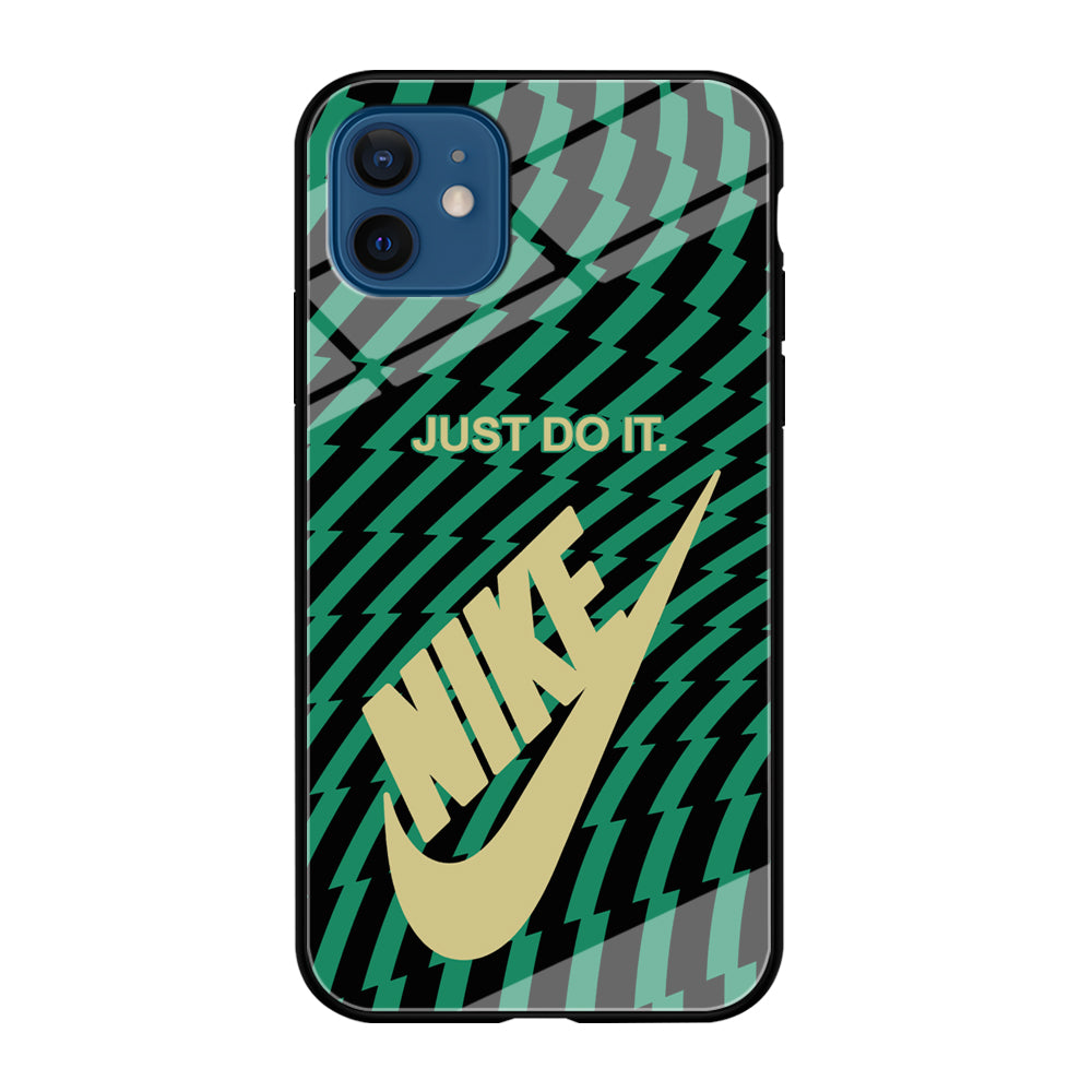 Nike Blaster Colour Green And Black iPhone 12 Case