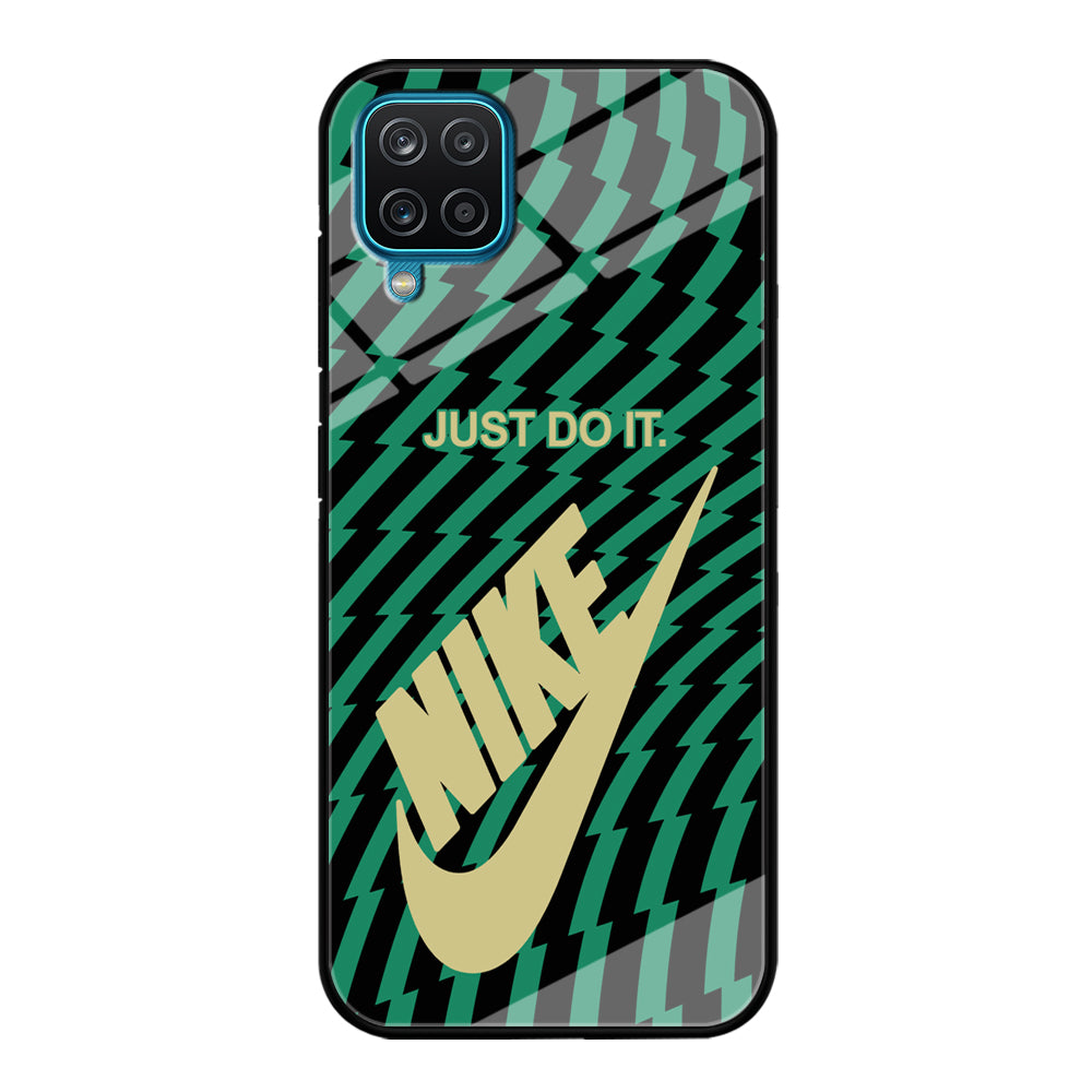 Nike Blaster Colour Green And Black Samsung Galaxy A12 Case