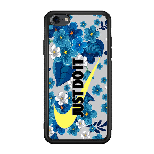 Nike Blue Flowers Just Do It iPhone 7 Case