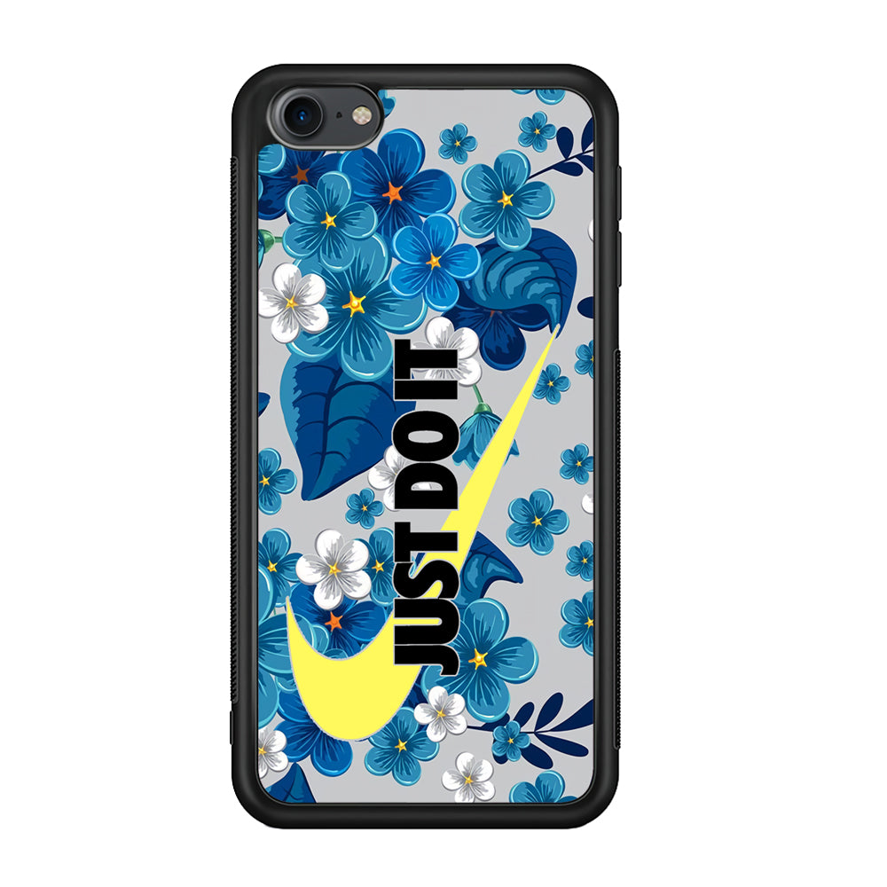 Nike Blue Flowers Just Do It iPod Touch 6 Case - Ezzystore