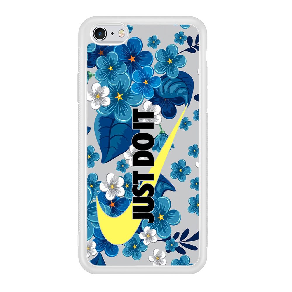 Nike Blue Flowers Just Do It iPhone 6 Plus | 6s Plus Case