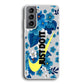 Nike Blue Flowers Just Do It Samsung Galaxy S21 Plus Case