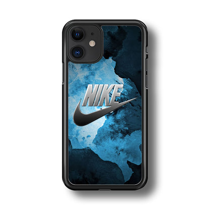 Nike Blue Marble Symbol iPhone 11 Case