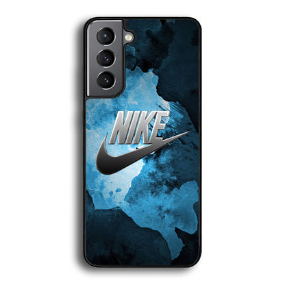 Nike Blue Marble Symbol Samsung Galaxy S21 Plus Case