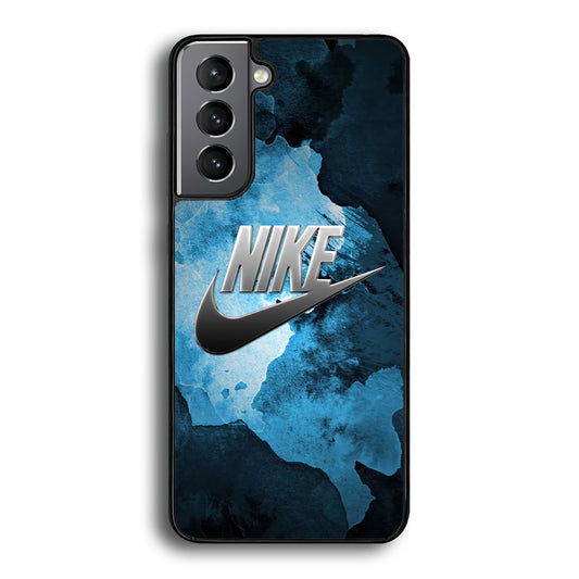 Nike Blue Marble Symbol Samsung Galaxy S21 Plus Case
