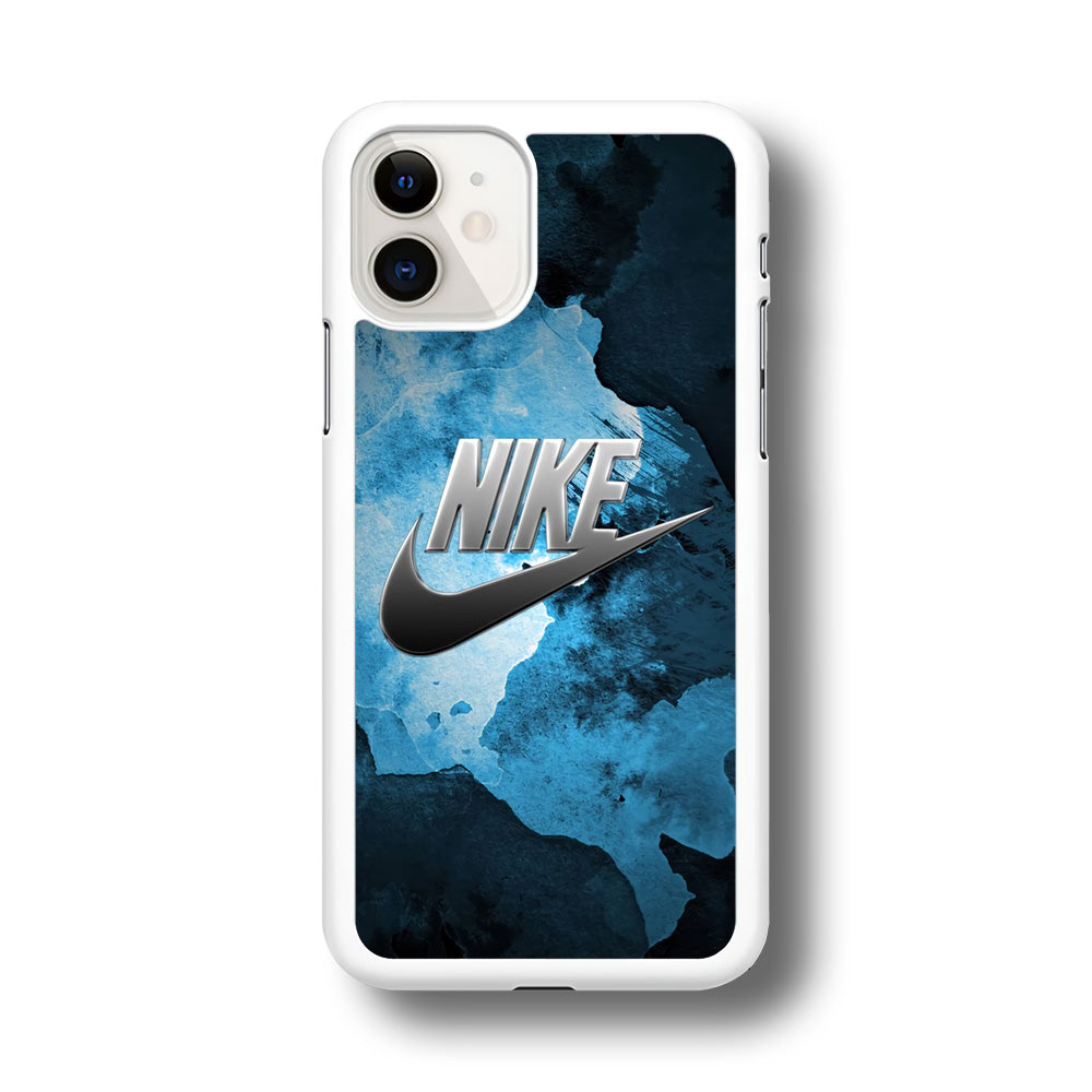 Nike Blue Marble Symbol iPhone 11 Case