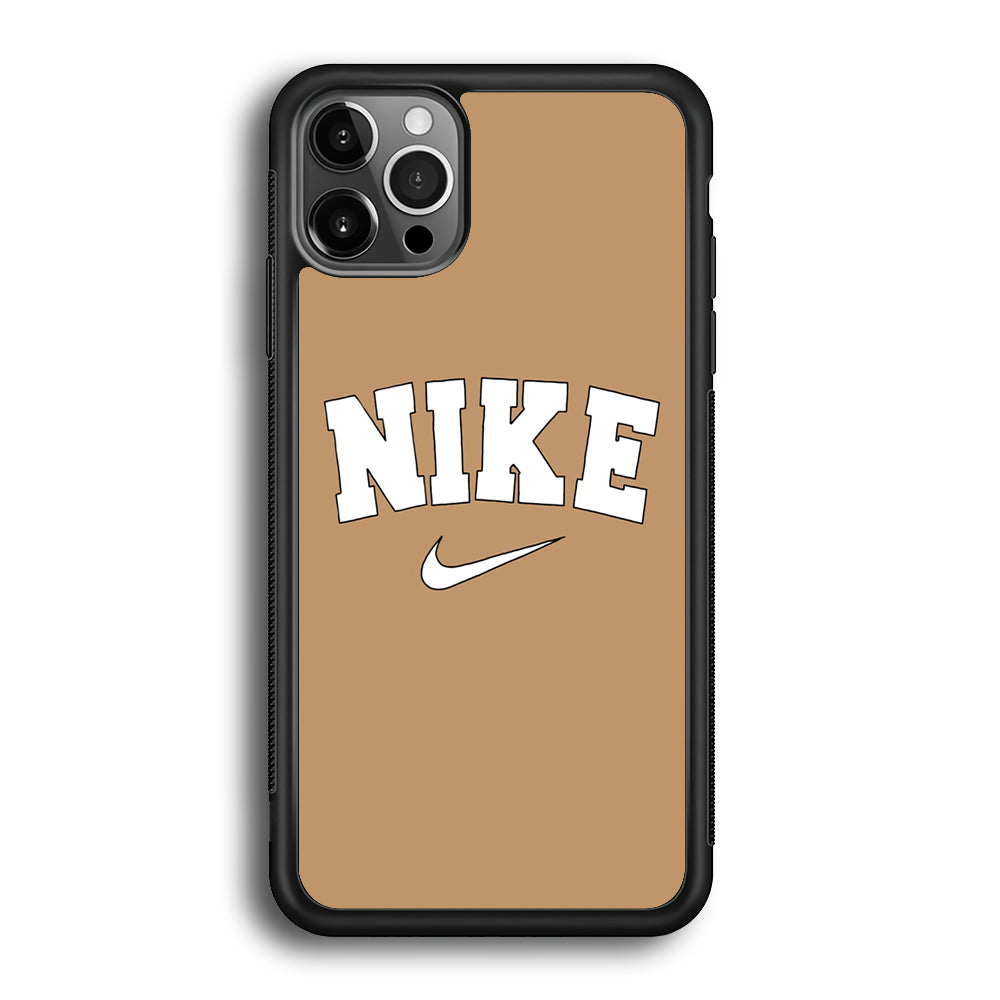 Nike Chocolate Word iPhone 12 Pro Case