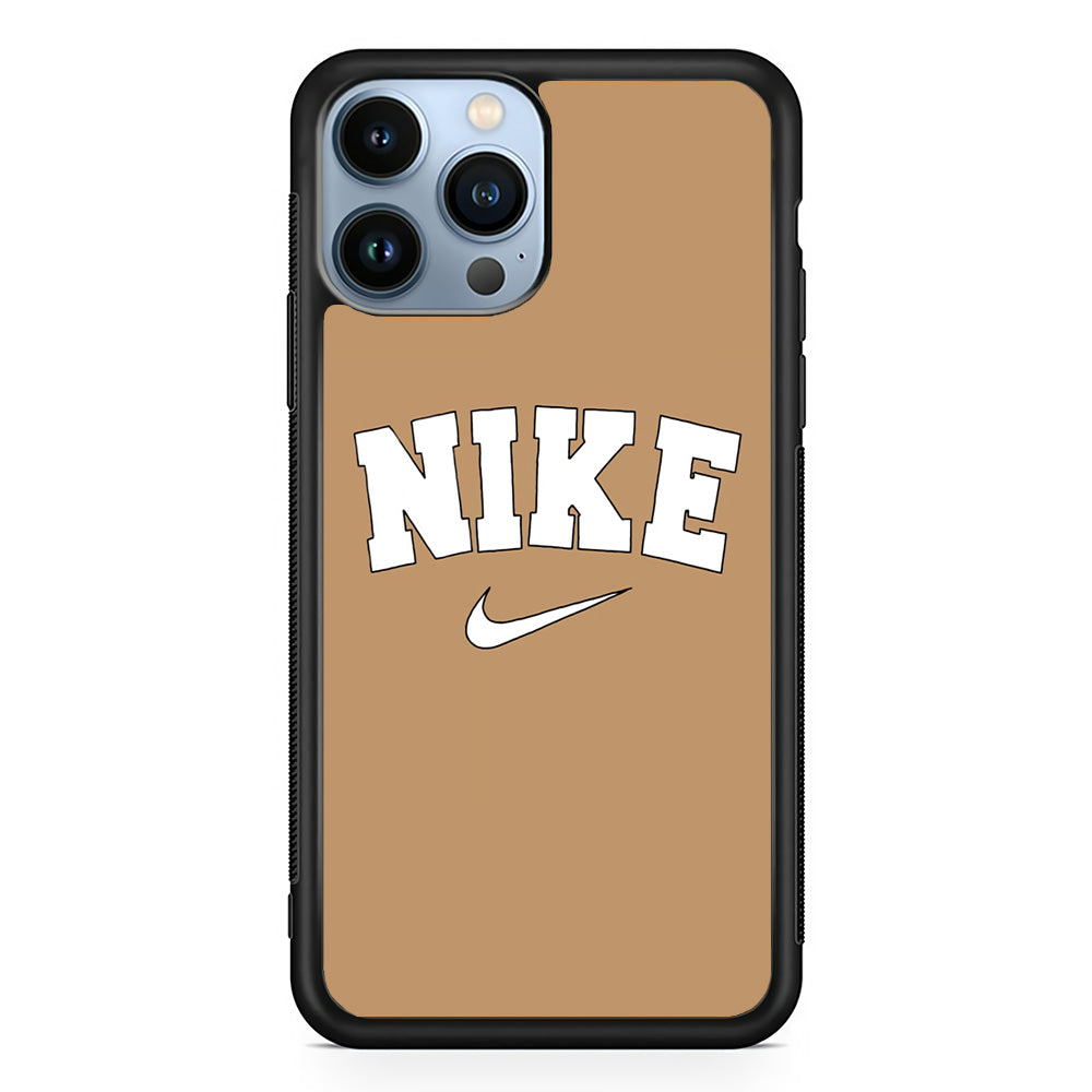 Nike Chocolate Word iPhone 13 Pro Case