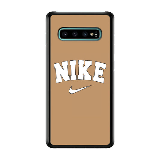 Nike Chocolate Word Samsung Galaxy S10 Plus Case