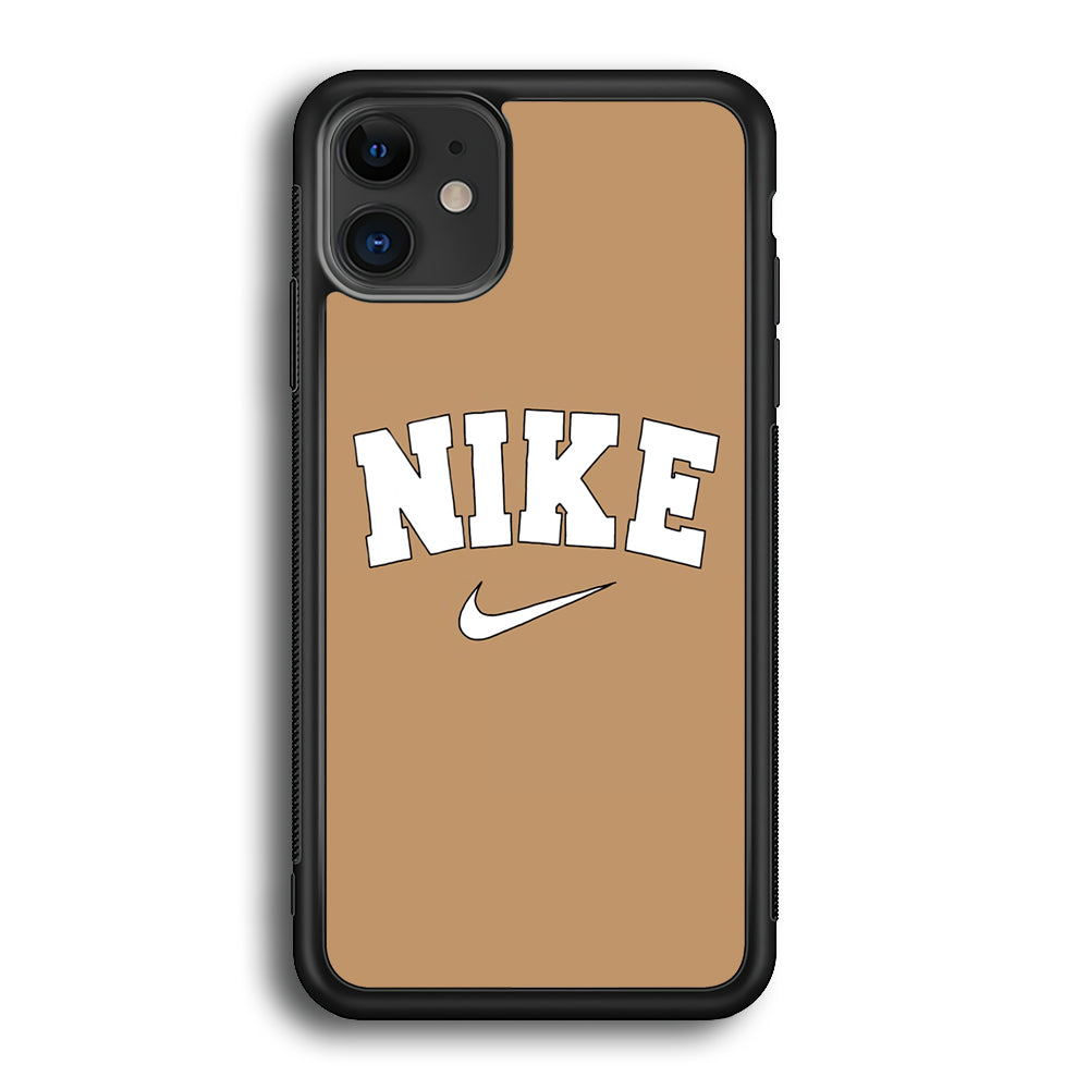 Nike Chocolate Word iPhone 12 Case