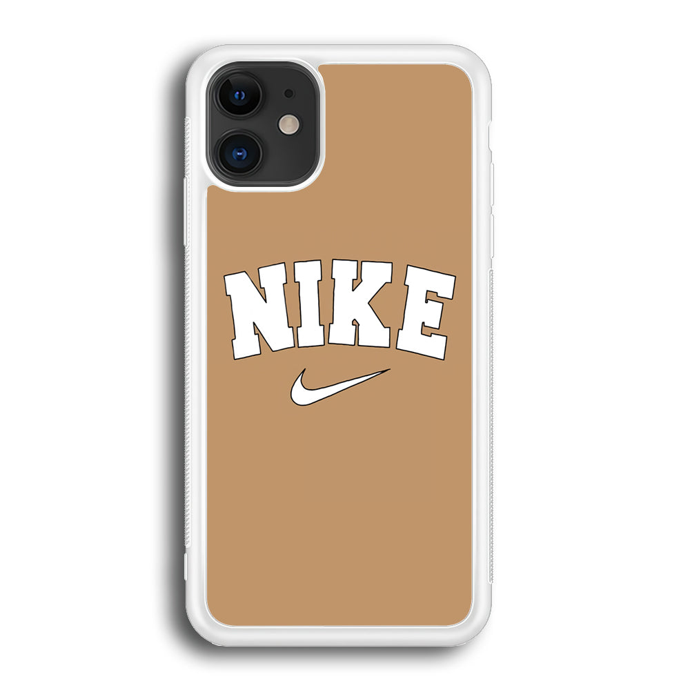 Nike Chocolate Word iPhone 12 Case