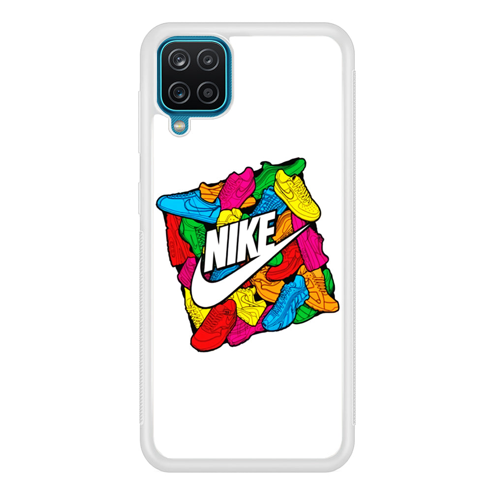 Nike Colage Shoes Samsung Galaxy A12 Case