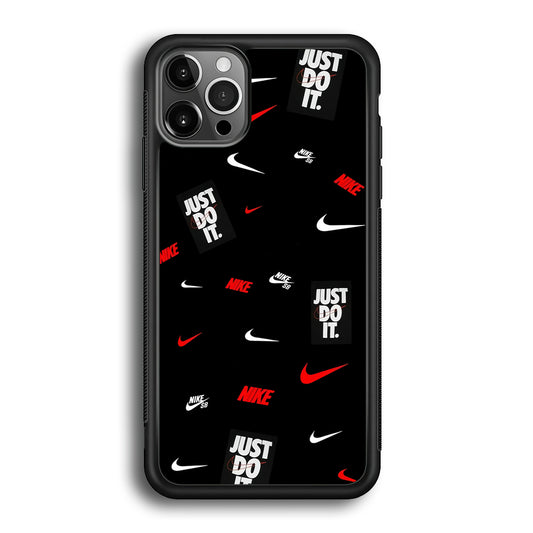 Nike Collage Of Emblem Icon iPhone 12 Pro Case
