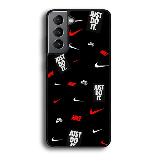 Nike Collage Of Emblem Icon Samsung Galaxy S21 Plus Case